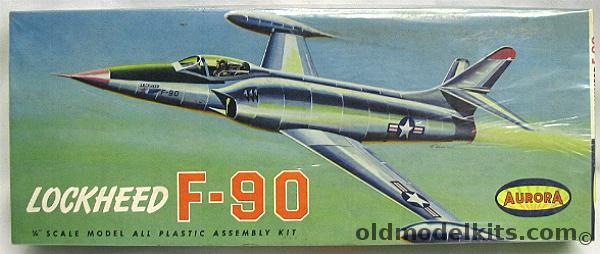 Aurora 1/48 Lockheed F-90 Penetration Fighter, 33-130 plastic model kit